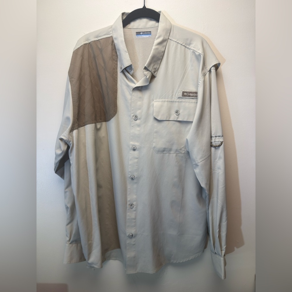 Columbia shooting shirt Large
